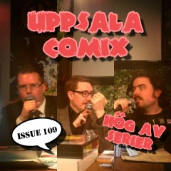 På årets Uppsala Comix kunde man bland mycket annat se Hög av Serier spela in ett avsnitt inför levande publik.